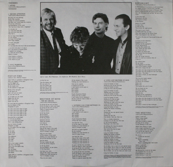 Anderson Bruford Wakeman Howe : Anderson Bruford Wakeman Howe (LP, Album, SP )