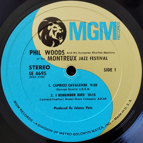 Phil Woods And His European Rhythm Machine : At The Montreux Jazz Festival (LP, Album)