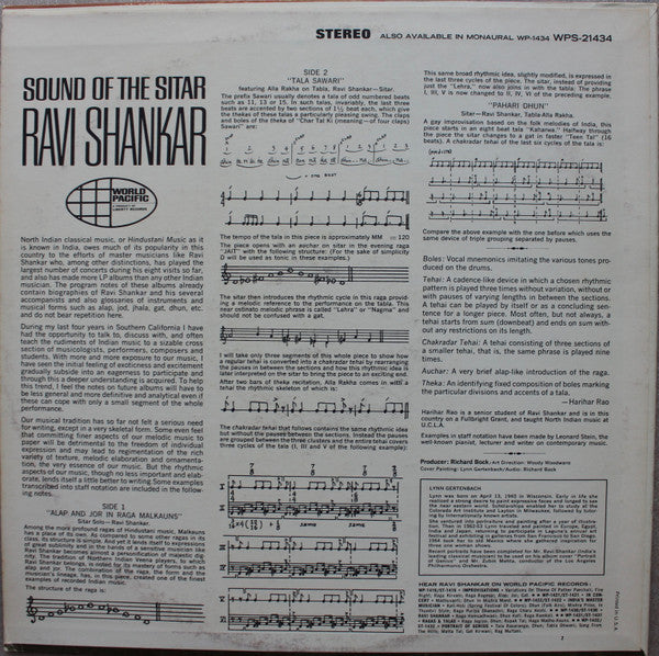 Ravi Shankar, Alla Rakha : Sound Of The Sitar (LP, Album, Roc)
