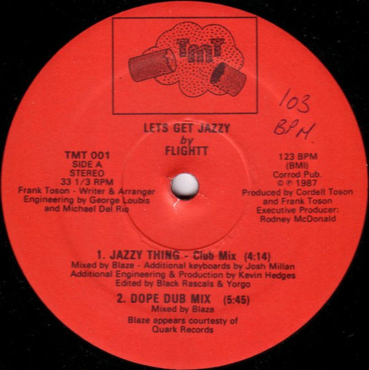 KC Flightt : Lets Get Jazzy (12",33 ⅓ RPM)