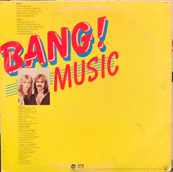 Bang (12) : Music (LP, Album, Win)