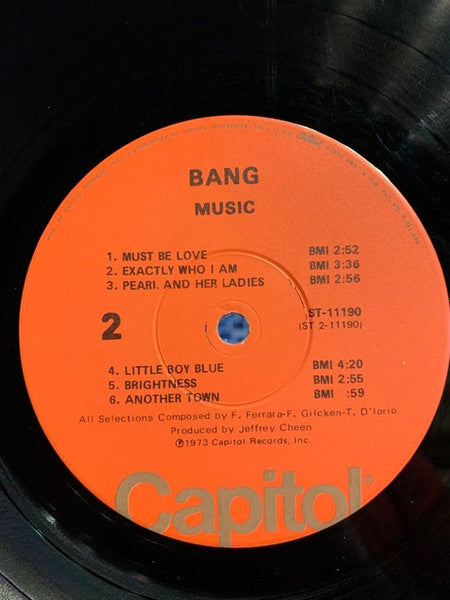 Bang (12) : Music (LP, Album, Win)