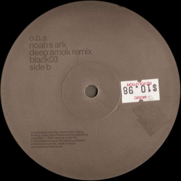 O.B.A* : Noah's Ark (12")