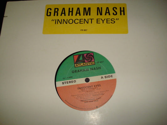 Graham Nash : Innocent Eyes (12", Single, Promo)