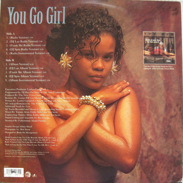 The New 2 Live Crew : You Go Girl (12", Promo)