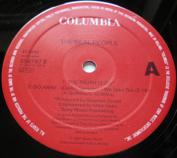 The Real People : The Truth (12", Single)
