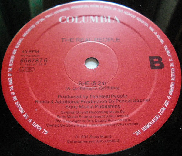 The Real People : The Truth (12", Single)