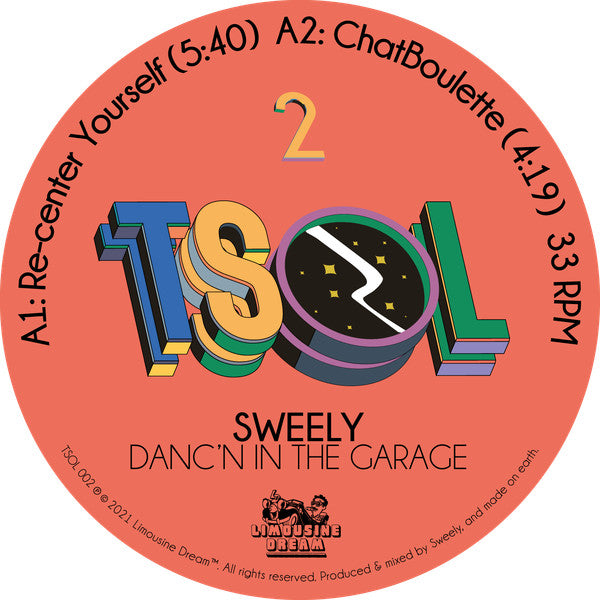 Sweely : Danc'n In The Garage (12", EP)