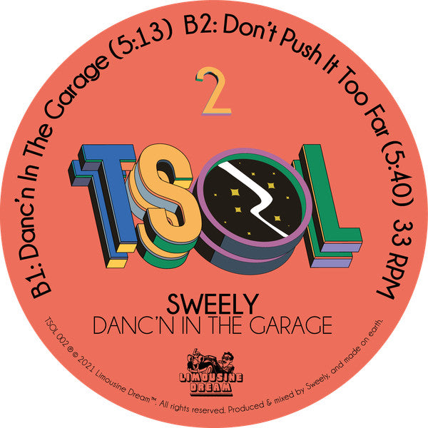 Sweely : Danc'n In The Garage (12", EP)