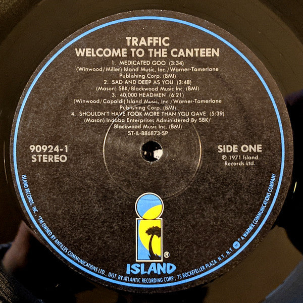 Traffic : Welcome To The Canteen (LP, Album, RE)
