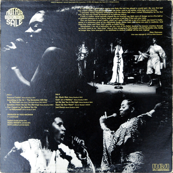 Labelle : Pressure Cookin' (LP, Album, Roc)