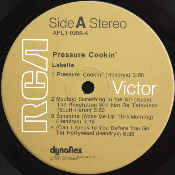 Labelle : Pressure Cookin' (LP, Album, Roc)