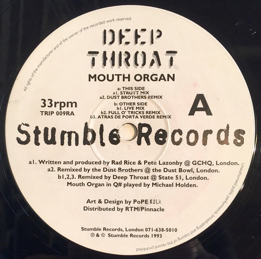 Deep Throat* : Mouth Organ (12")