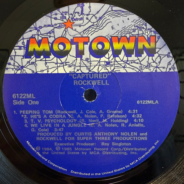 Rockwell : Captured (LP, Album)
