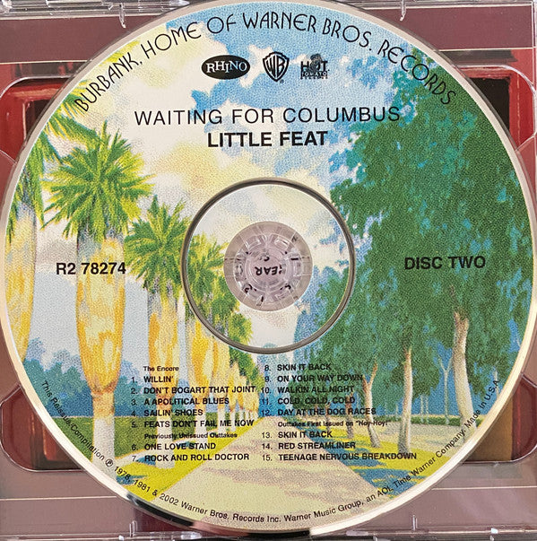 Little Feat : Waiting For Columbus (2xCD, Album, RE, RM, WEA)