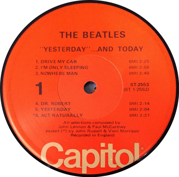 The Beatles : Yesterday And Today (LP, Album, Comp, RE, Jac)