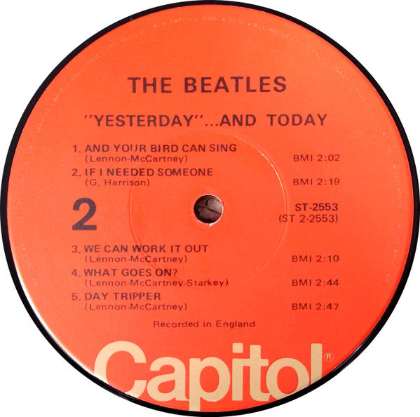 The Beatles : Yesterday And Today (LP, Album, Comp, RE, Jac)