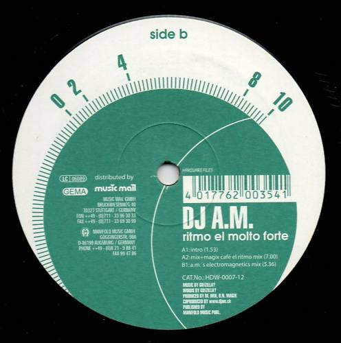 DJ A.M. : Ritmo El Molto Forte (12")