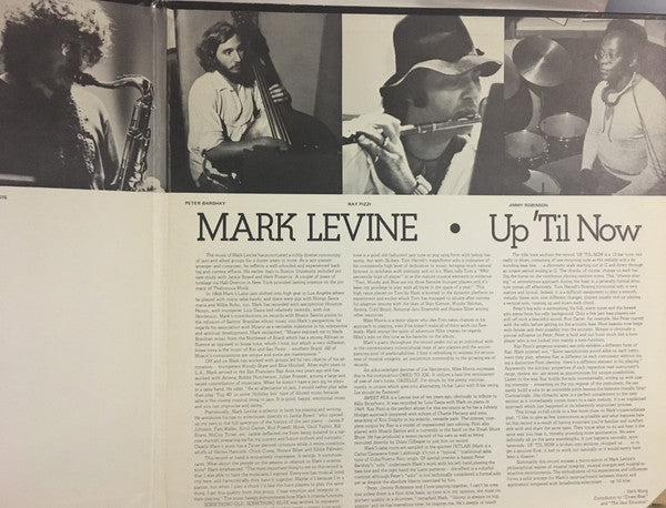 Mark Levine : Up 'Til Now (LP, Album, Promo, Gat)