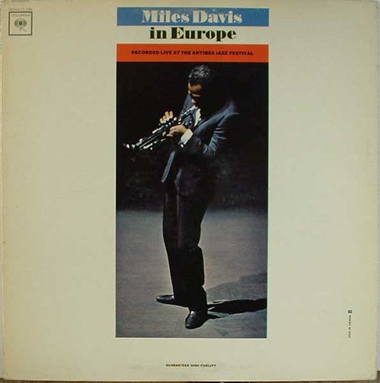 Miles Davis : Miles Davis In Europe (LP, Album, Mono, Pit)