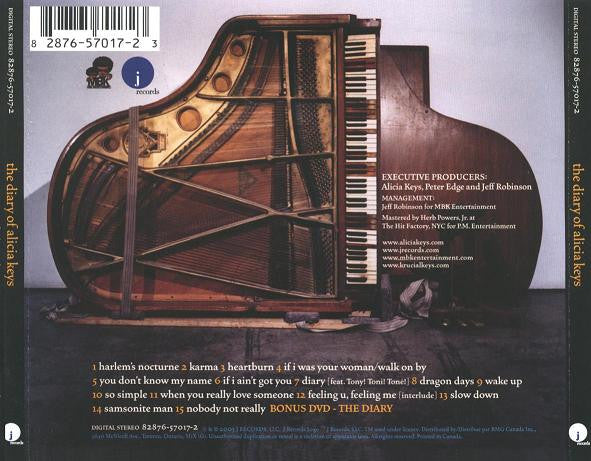 Alicia Keys : The Diary Of Alicia Keys (CD, Album + DVD-V)