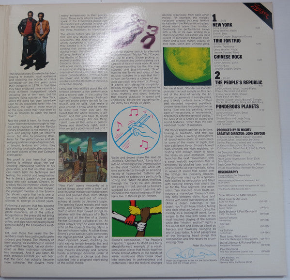 The Revolutionary Ensemble : The People's Republic (LP, Album, Uni)