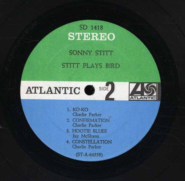 Sonny Stitt : Stitt Plays Bird (LP, Album, RE, Pre)