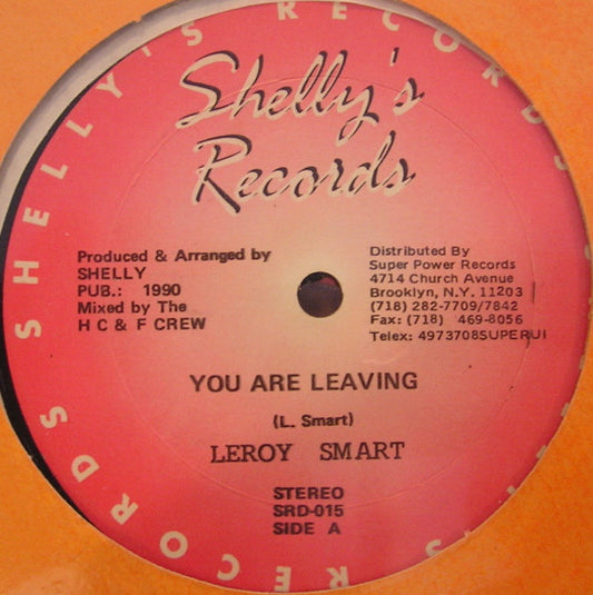 Leroy Smart : You Are Leaving (12")
