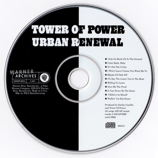 Tower Of Power : Urban Renewal (CD, Album, RE)