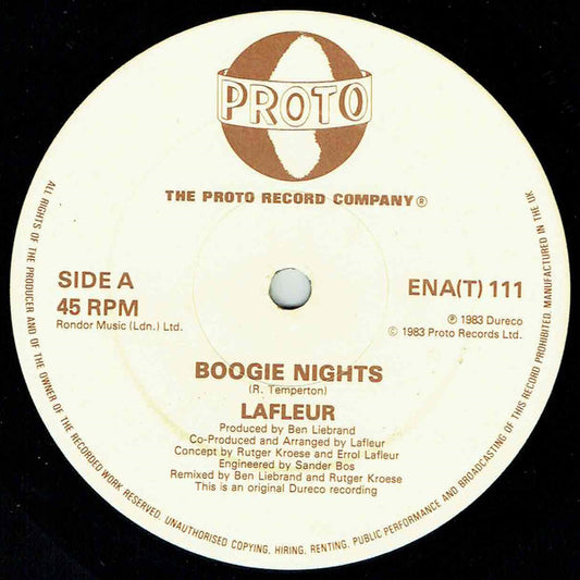 Lafleur : Boogie Nights (12", Cre)