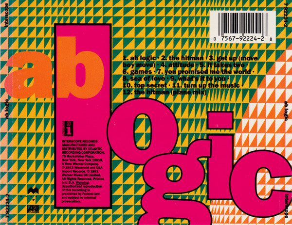 AB Logic : AB Logic (CD, Album)