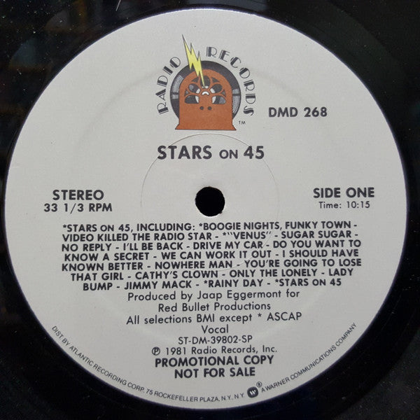Stars On 45 : Stars On 45 (12", Promo)