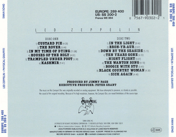 Led Zeppelin : Physical Graffiti (2xCD, Album, RE)
