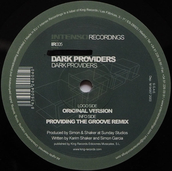 Dark Providers : Believer (12")