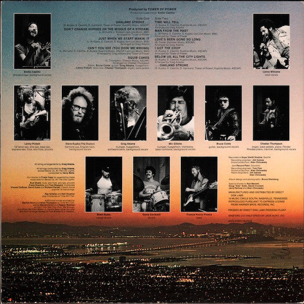 Tower Of Power : Back To Oakland (LP, Album, RE, RM, Hal)