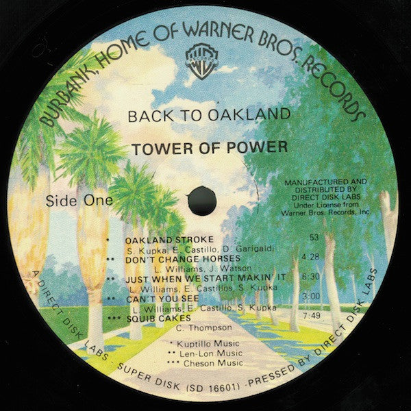 Tower Of Power : Back To Oakland (LP, Album, RE, RM, Hal)