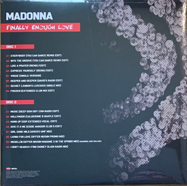 Madonna : Finally Enough Love (2xLP, Comp, Ltd, RM, Inc)