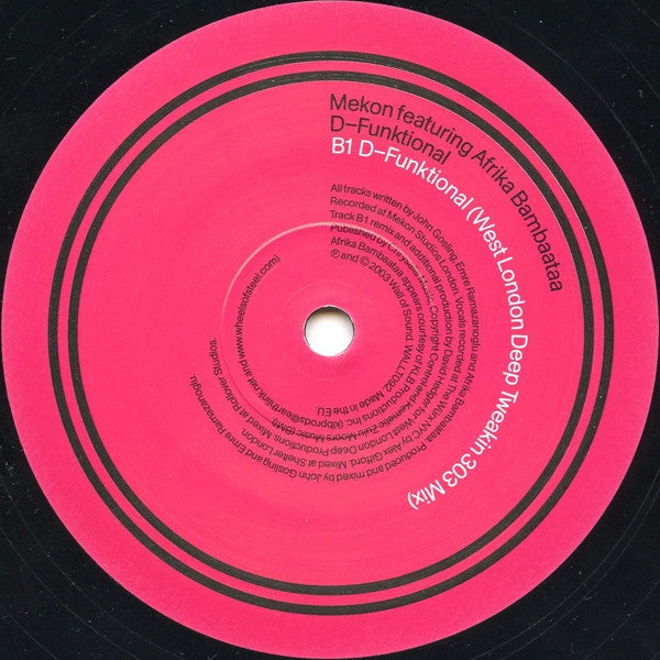 Mekon Featuring Afrika Bambaataa : D-Funktional (12")