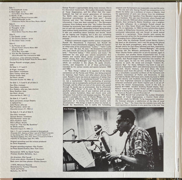 George Russell : Outer Thoughts (2xLP, Comp, RM)