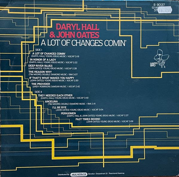 Daryl Hall & John Oates : A Lot Of Changes Comin' (LP, Comp)