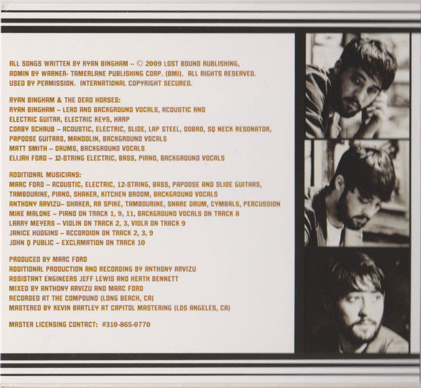 Ryan Bingham & The Dead Horses : Roadhouse Sun (CD, Album, Dig)