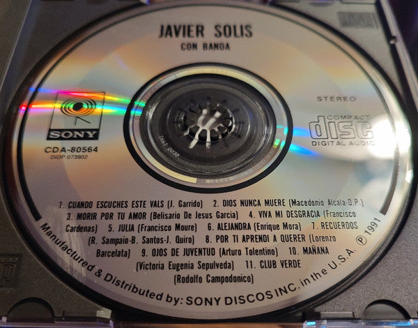 Javier Solis* : Javier Solis Con Banda (CD, Album)