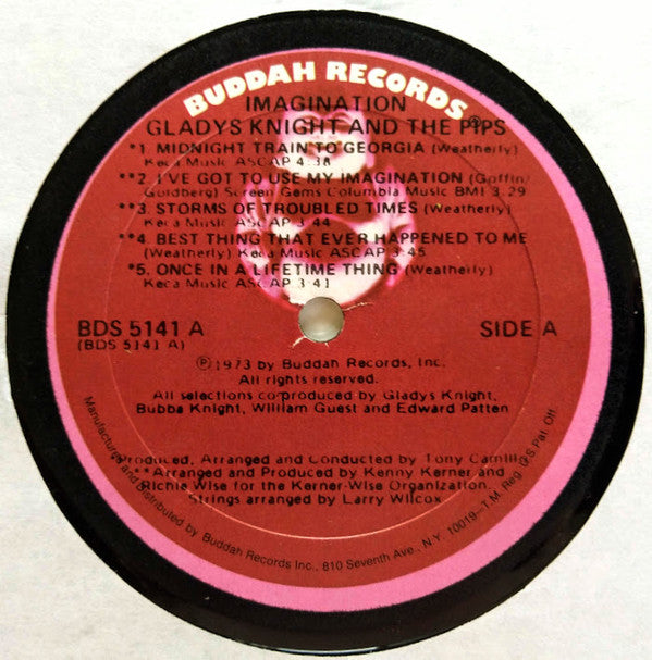 Gladys Knight And The Pips : Imagination (LP, Album, Son)