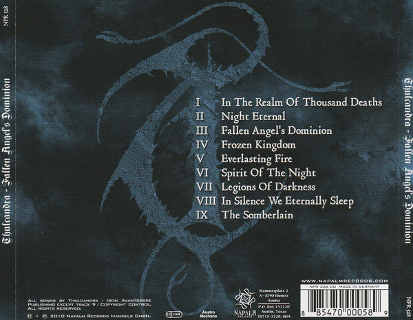 Thulcandra : Fallen Angel's Dominion (CD, Album)