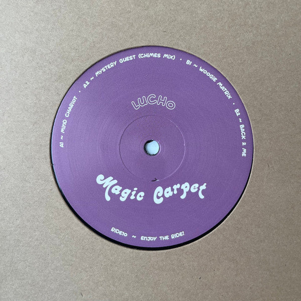 Lucho (13) : Back 2 Me EP (12", EP, TP, W/Lbl)