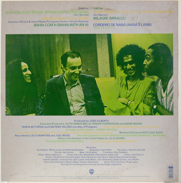 João Gilberto, Caetano Veloso, Gilberto Gil, Maria Bethânia : Brasil (LP, Album, Cap)
