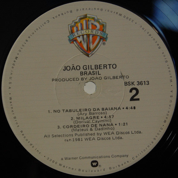 João Gilberto, Caetano Veloso, Gilberto Gil, Maria Bethânia : Brasil (LP, Album, Cap)
