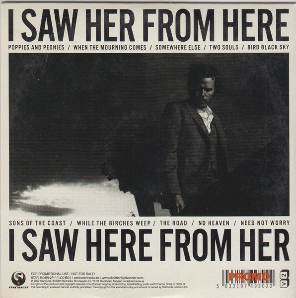 Christian Kjellvander : I Saw Her From Here / I Saw Here From Her (CD, Album, Promo, Car)