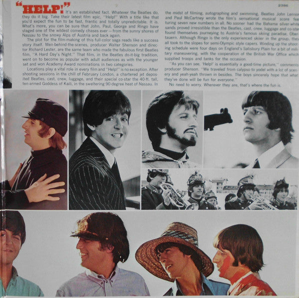 The Beatles : Help! (Original Motion Picture Soundtrack) (LP, Album, RE, Pur)
