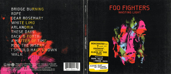 Foo Fighters : Wasting Light (CD, Album, Gat)